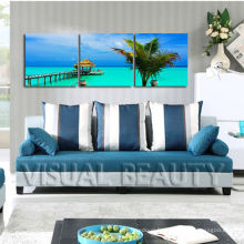 Beauté Scénographie Peinture / Stretched Seascape Photo Canvas / Picture Canvas Art For Decor